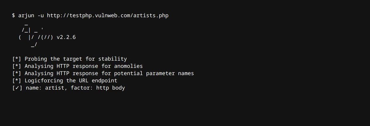 intigriti's tweet photo. Hidden parameters are where you can often find SQLi, XSS & IDOR vulnerabilities for example! 🤑

Arjun is an open-source tool that can help you bruteforce and uncover hidden parameters on endpoints! It's easy to use and supports multiple body/content types & request methods! 😎

Check it out on Github!👇
https://t.co/mEzZNnLBo6