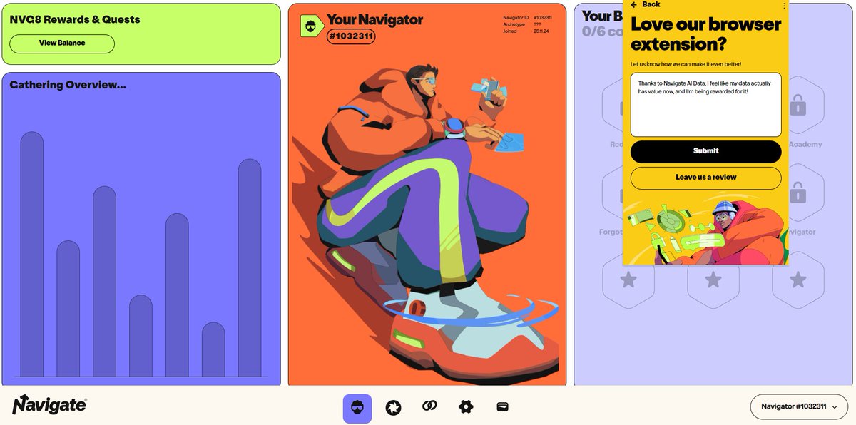 yuyanewdera's tweet photo. Thanks to Navigate AI Data, I feel like my data actually has value now, and I’m being rewarded for it!
@YGGFutureOfWork @navigate_ai https://t.co/KhYJyTO43s