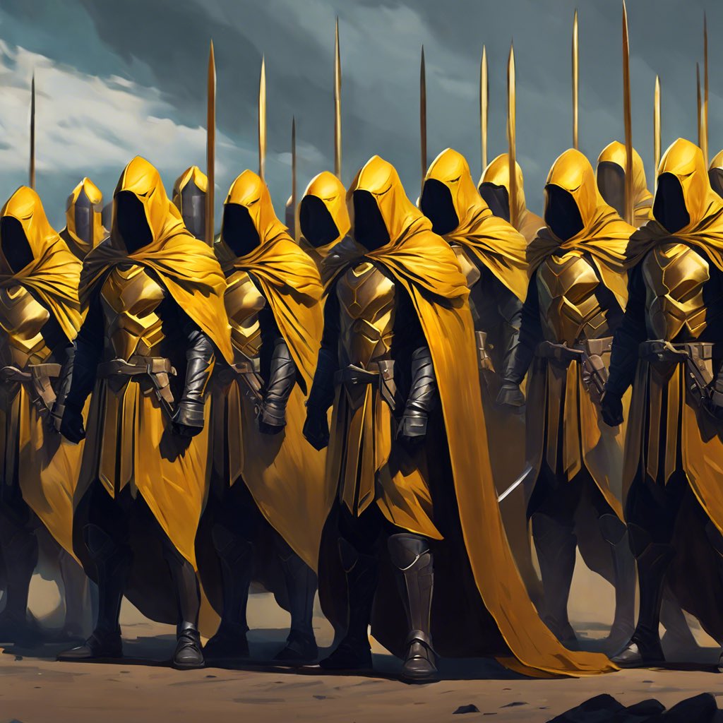 United We Stand, Divided We Fall ⚔️

Strength In Unity 🔘✨
<a href="/TehGoldenOne/">Teh Golden One</a> <a href="/EthGandalfwhite/">GandalfWhite.eth</a> 
#GOLD1 #ETH