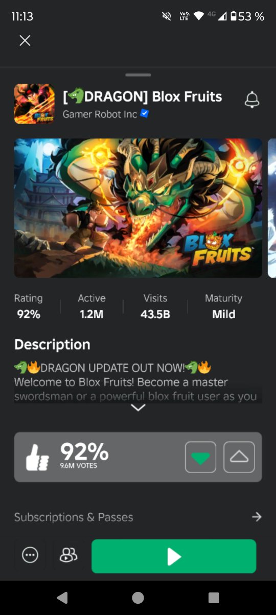 MAKE SURE TO THUMBS DOWN BLOX FRUITS👎
#Roblox #blox