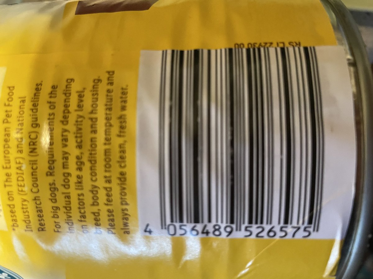 Phughes3's tweet photo. @LidlGB have you discontinued the large fins of dog food - beef flavour? https://t.co/ZjDn8hqlU4
