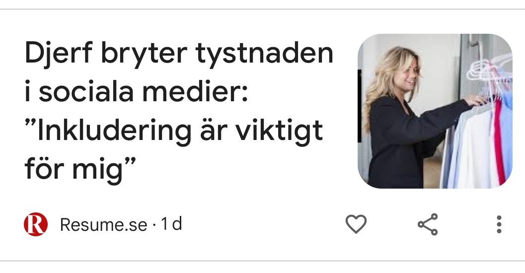 Sz1909_Szemberg's tweet photo. Det lyser alltid en röd lampa hos mig när personer el. företag profilerar sig med inkludering. Vad är alternativet? Hur många satsar på exkludering. Och oftast, som med "antirasister", är verkligheten precis tvärtom, som hos #MatildaDjerf #DjerfAvenue https://t.co/hnhGhEvYnB