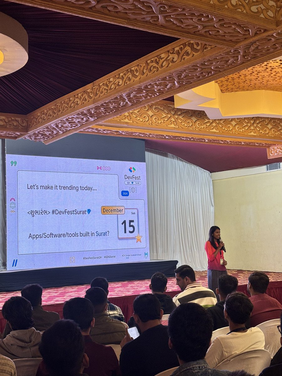 yashvekariya33's tweet photo. Let’s make it trending today…
#GDG #DevFest #GDGIndia #GDGSurat #DevFestSurat #DevFest24 @GDG_Surat https://t.co/l6mvZgKGfL