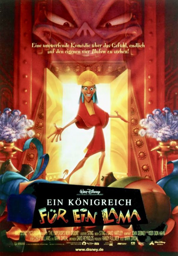 UJStrikesBack's tweet photo. Happy 24th Anniversary to The Emperor’s New Groove! 🥳🎉

#TheEmperorsNewGroove #JohnGoodman #EarthaKitt @BobBergen #KellyannKelso #PattiDeutsch #JohnFiedler #ThomasBaker #PaulAFelix #PamZiegenhagen @DonHahn #RandyFulmer @JustChris @stevehatguy #DavidReynolds #MarkDindal #Disney https://t.co/UOozcSVKqQ