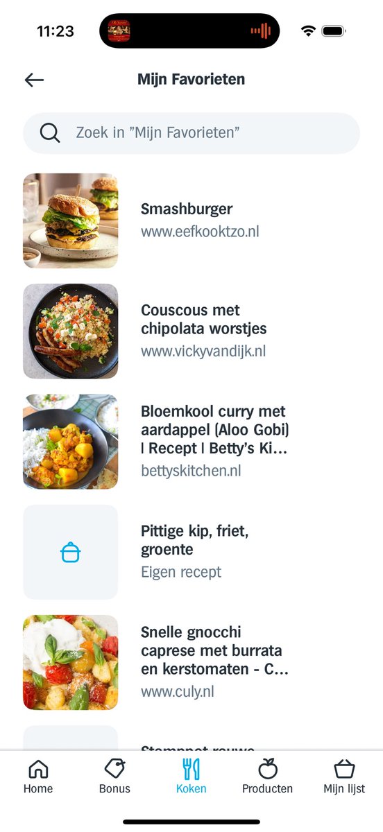 strnbrg's tweet photo. @albertheijn Waar zijn de hartjes ‘Mijn lijsten’ gebleven?

Nu kan ik geen recepten toevoegen, verplaatsen of verwijderen vanuit het overzicht. Erg onhandig. Vooral omdat externe recepten überhaupt nergens meer een hartje hebben. Moeten iedere keer opnieuw toegevoegd worden. https://t.co/DwNKZiXwB0