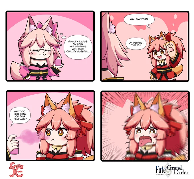 A High quality mini perfume.
#FateGO #FGO #タマモキャット 