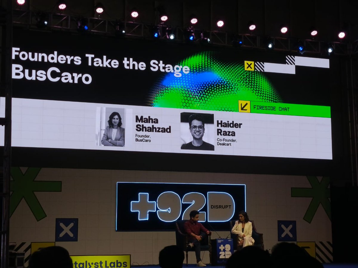 Foosa25's tweet photo. Founders Take the Stage - @BusCaro
Maha Shahzad, Founder, BusCaro
#92disrupt, #plus92disrupt #forthefounderinyou #katalystlabs @LabsKatalyst https://t.co/zXvCsrB6lF