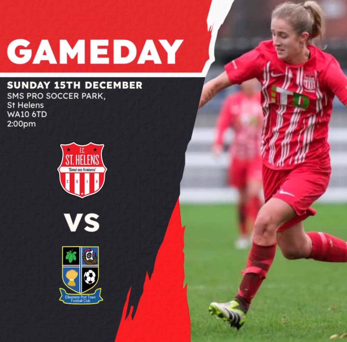 GAMEDAY❗️

Last bit of action for the FC Women this year

Come along to Windleshaw today to show your support ❤️🤍