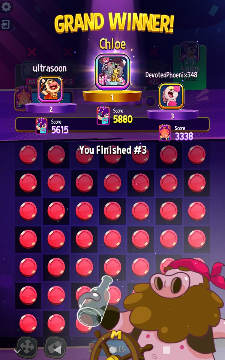 3966tabi's tweet photo. @match_masters I only got 3rd out of 3 games but I'll take it, Thanks for the https://t.co/5irVyNElFc