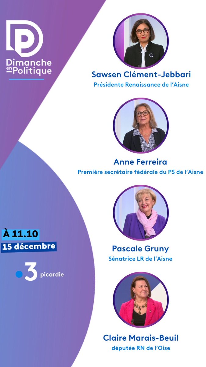 Dimanche en politique sur le pouvoir d’achat : quelles priorités ? C’est en ce moment , 4 invitées pour en débattre , à tout de suite !