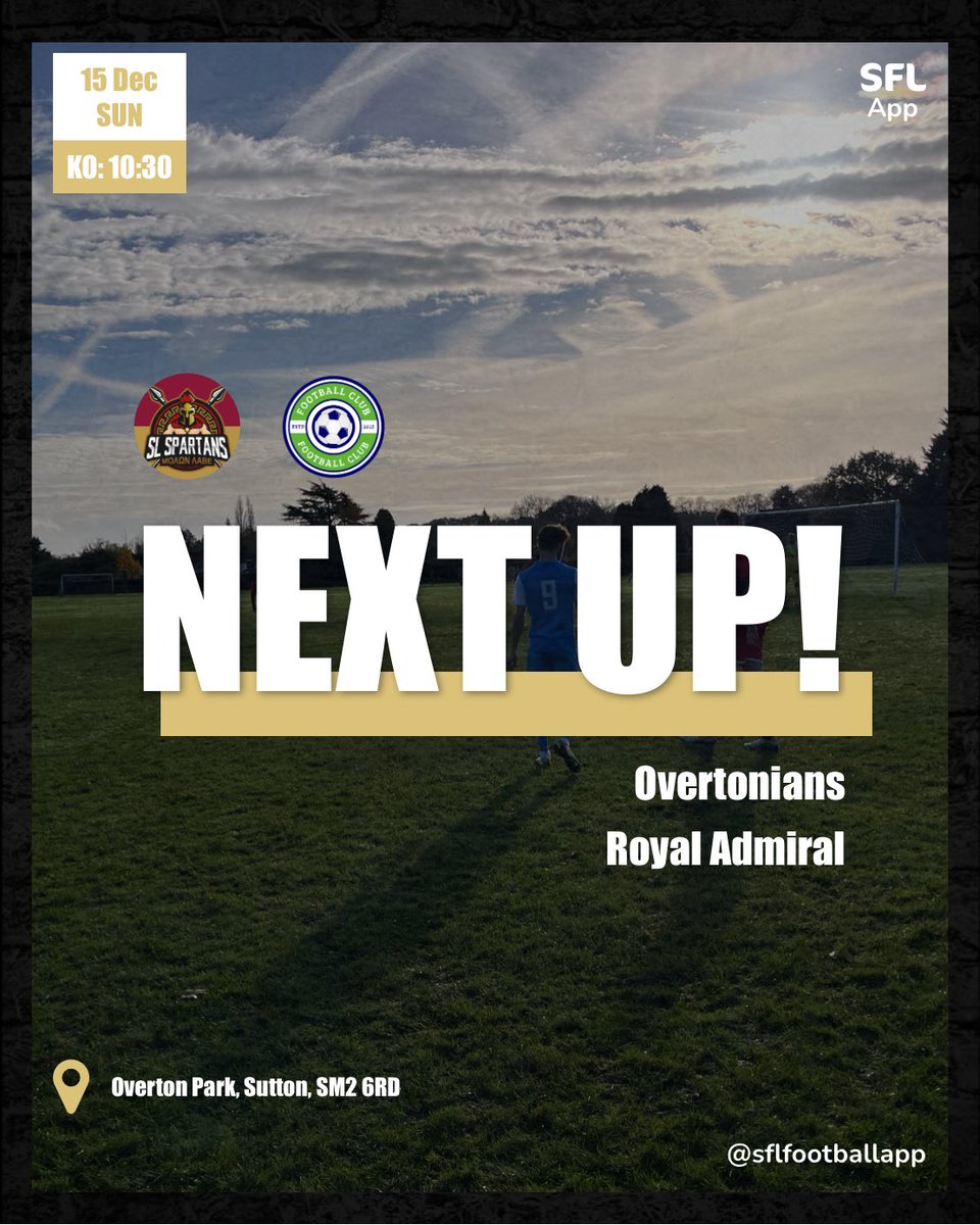 Match Day Surrey County Cup. A tough one…