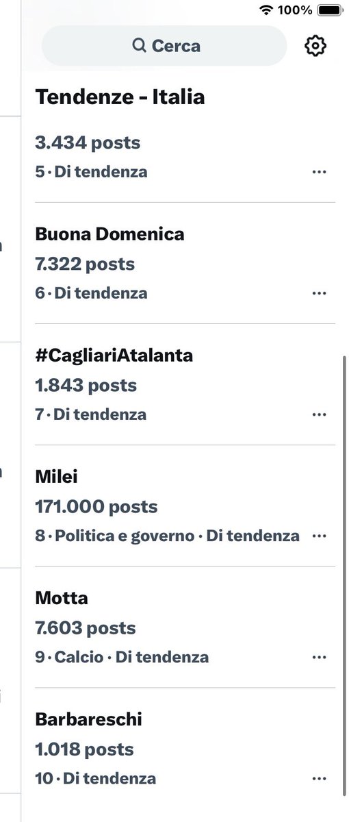 SereScandellari's tweet image. Meanwhile, in tendenza in #Italia, il #nulla.