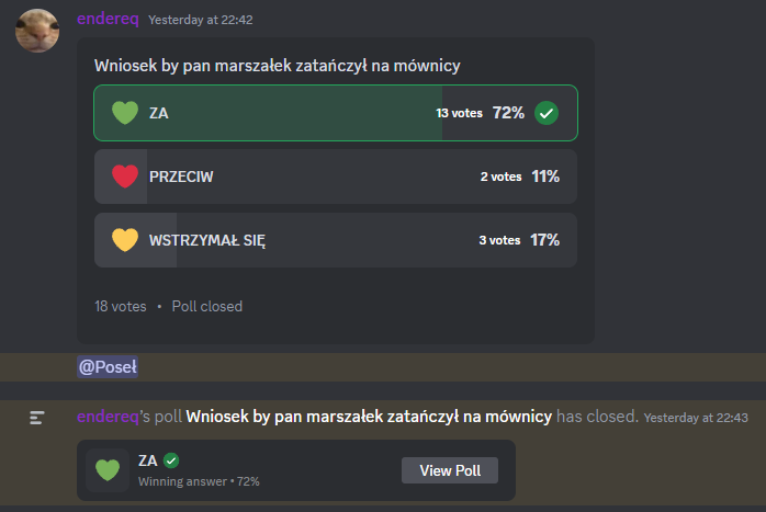 Polska2RP's tweet photo. Wczoraj się działo dużo.
Najlepszym tego dowodem jest ten wniosek formalny: https://t.co/A7j3JtBaJD