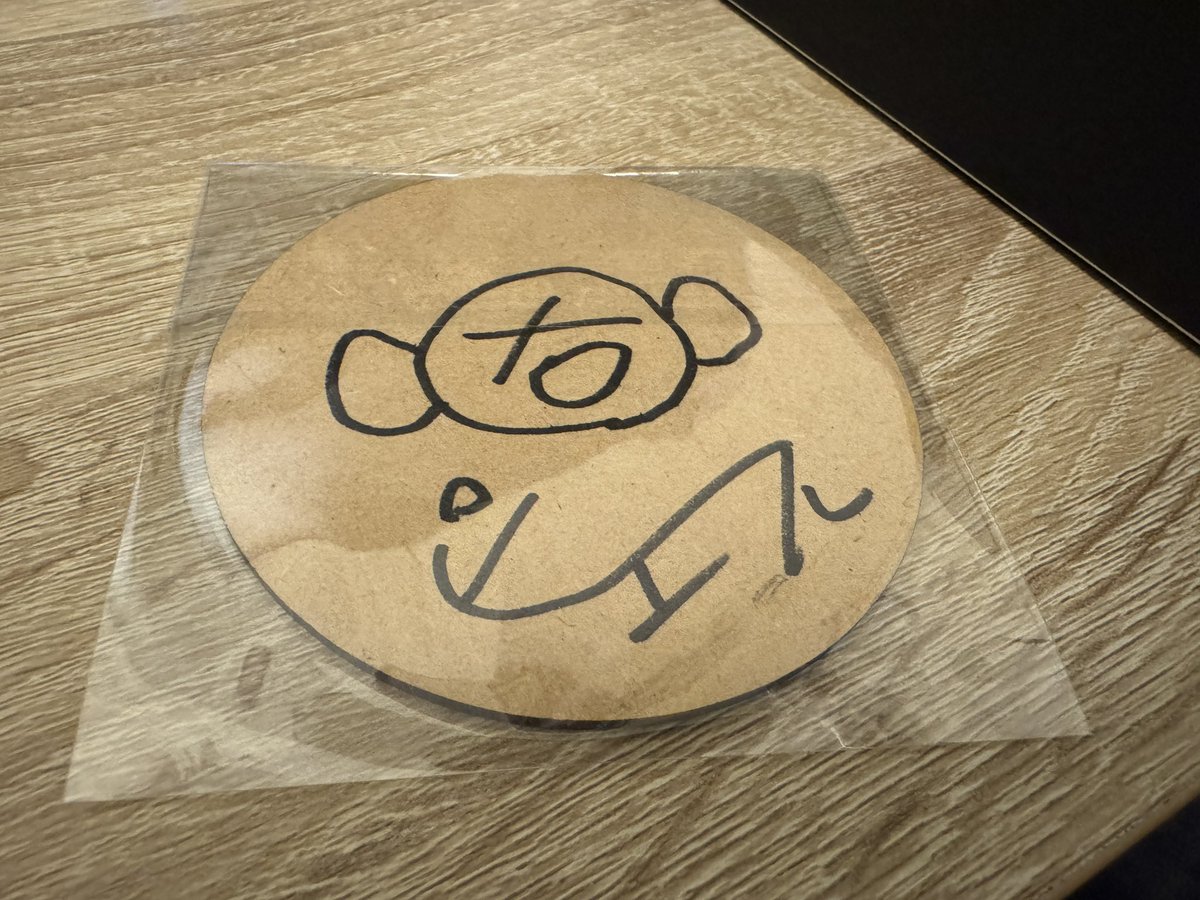 そしてピエールさんからサインも貰っちゃいました！今回も楽しかったです‼︎
#ポタフェス