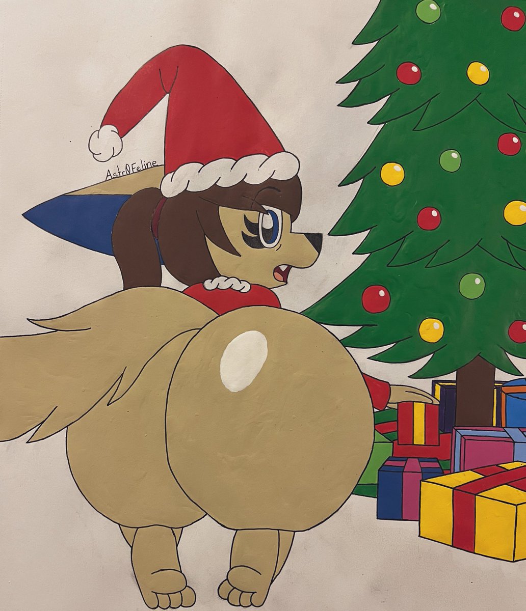 POV: You were walking by and saw her like this while delivering a present in middle of the night, what will you do?