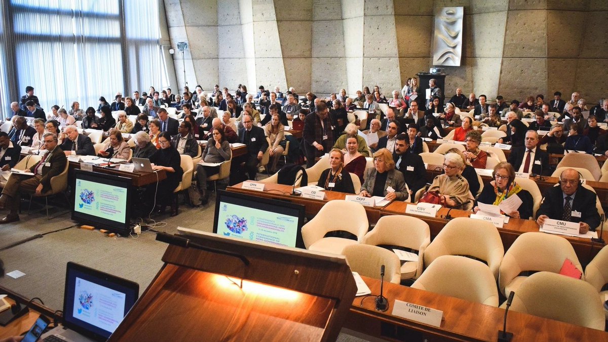 EsperantoILEI's tweet photo. #UNESCO 
En Parizo, de la 17-a ĝis la 19-a de decembro 2024, okazos la Internacia Konferenco de Ne-Registaraj Organizoj (NRO) en rilatoj kun UNESKO. https://t.co/M3FTSdHu7h