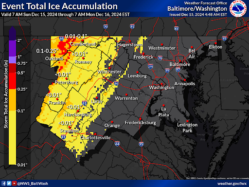 Winter Weather headlines remain in effect for today into tonight along and west of the Blue Ridge. Travel could be hazardous at times today in these areas as snow, sleet, and freezing rain move through.