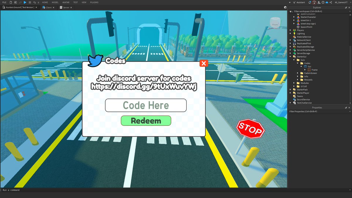 FrozenStudio's tweet image. We love to share our first game project Hunters Ground progress. Now we have finished 40% of the game, including the main NPC system, 3D designs, and UI. With your love and support, we will introduce you to a new gaming experience! 🙏🚀
#roblox #robloxevents #RobloxDev