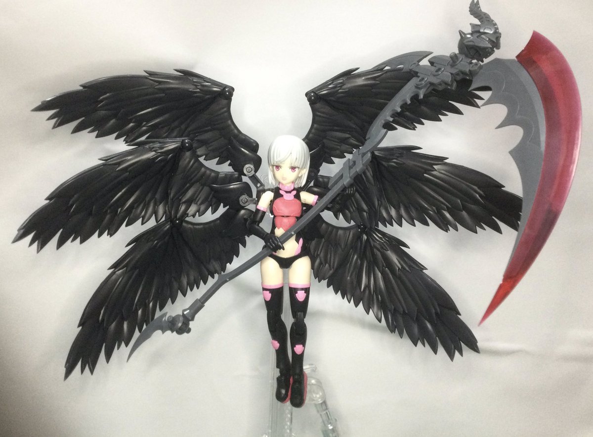 六翼の天使、こと六翼小天使(黒) 闇のプラモデル、今回のはハズレを