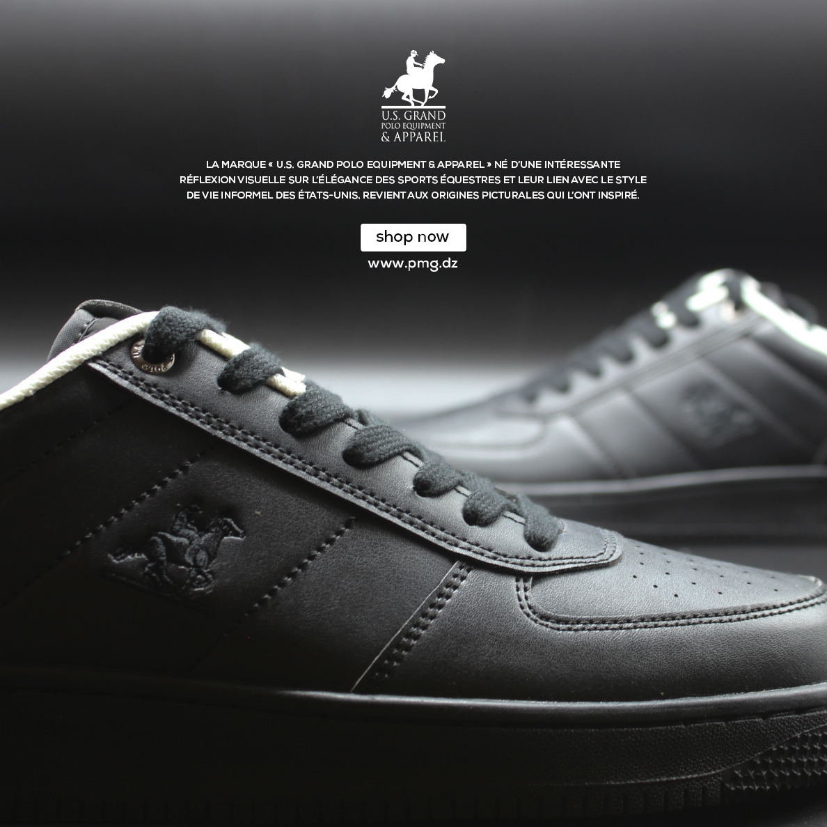PlayModeGroup's tweet image. Découvrez la chaussure US Grand Polo Black Black a 7900 da , élégante et intemporelle, idéale pour compléter tous vos looks. Disponible dès maintenant dans vos magasins PMG et en ligne.
livraison 58 wilayas :
pmg.dz/.../u-s-grand-…