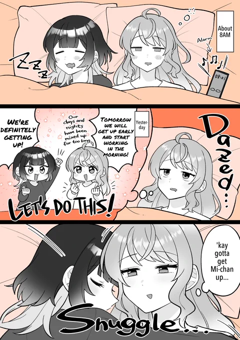 😪😪

Next pages ▶
【FANBOX】
https://t.co/BE7YEsUnNz

【Patreon】
https://t.co/DVjRUE0uti

#小春と湊 #KoharuAndMinato
 ( English Translation by @TLchan_XOXO ) 