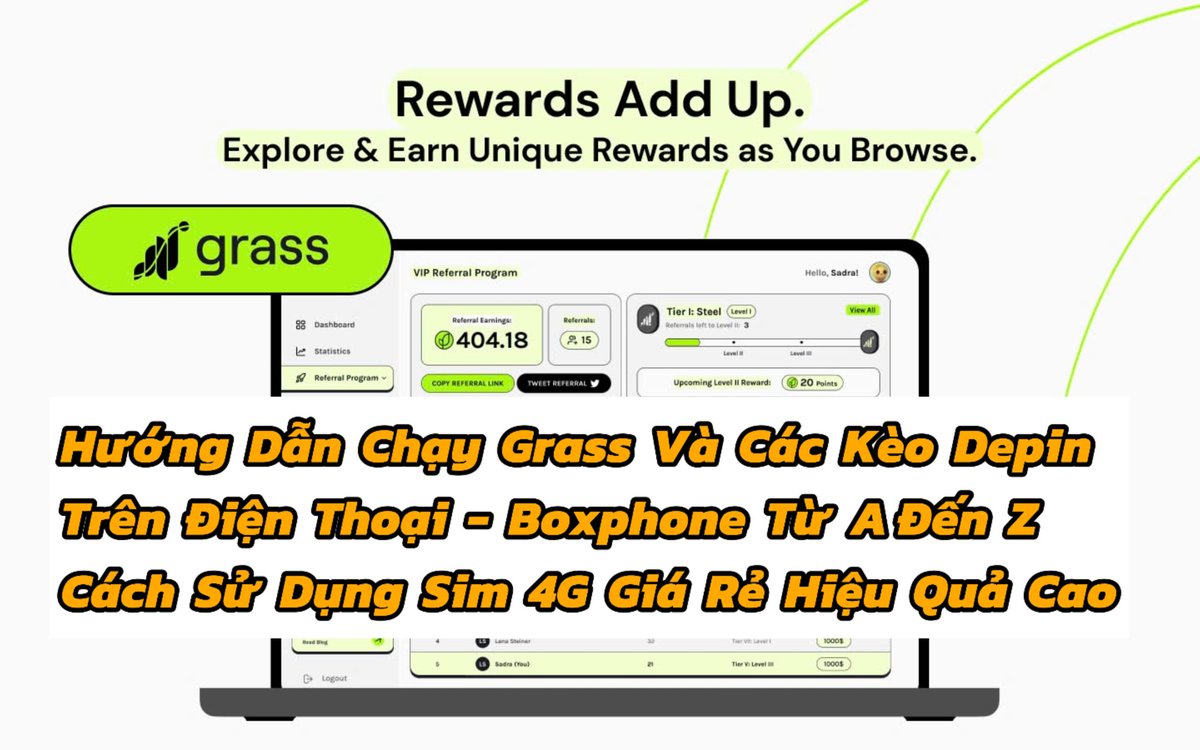 CPUMiningVN's tweet photo. Depin #2: Hướng Dẫn Chạy Grass Các Kèo Node Depin Khác Trên Điện Thoại và Boxphone Từ A Đến Z
✔️ Cách Chạy Node Treo Kèo Depin Dùng Sim 4G Chi Phí Rẻ Cho Hiệu Quả Cao
✔️ Ytb https://t.co/gT3dSoBi4N
---
#CPUMining #TGCoinAirdropVN #boxphone #crypto #Node #depin https://t.co/LkJZlpGwPb