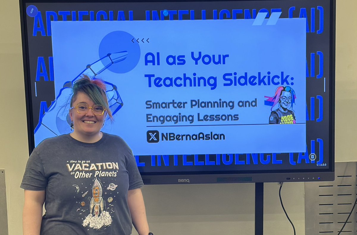 Berna Aslan (@nbernaaslan) on Twitter photo We explored how AI can be a “thinking buddy,” redefine learning, & save time while staying creative at the Taş Schools ELT Conference. The term “AI obesity” left me thinking: how do we balance its use? Thank you <a href="/burcuaybat/">Burcu Aybat</a> for an inspiring event! #AIinEducation #EdTech #taselt We explored how AI can be a “thinking buddy,” redefine learning, & save time while staying creative at the Taş Schools ELT Conference. The term “AI obesity” left me thinking: how do we balance its use? Thank you <a href="/burcuaybat/">Burcu Aybat</a> for an inspiring event! #AIinEducation #EdTech #taselt