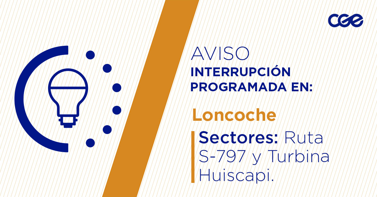 CGE_Clientes's tweet photo. Para mejorar la calidad del suministro de nuestros clientes de #Loncoche, este miércoles, entre 11:00 y 17:00 horas, se realizará una #InterrupciónProgramada (sectores en la imagen 👇) debido a trabajos de mejoras. Recuerda desconectar tus artefactos 🔌 https://t.co/xjEszbF95O