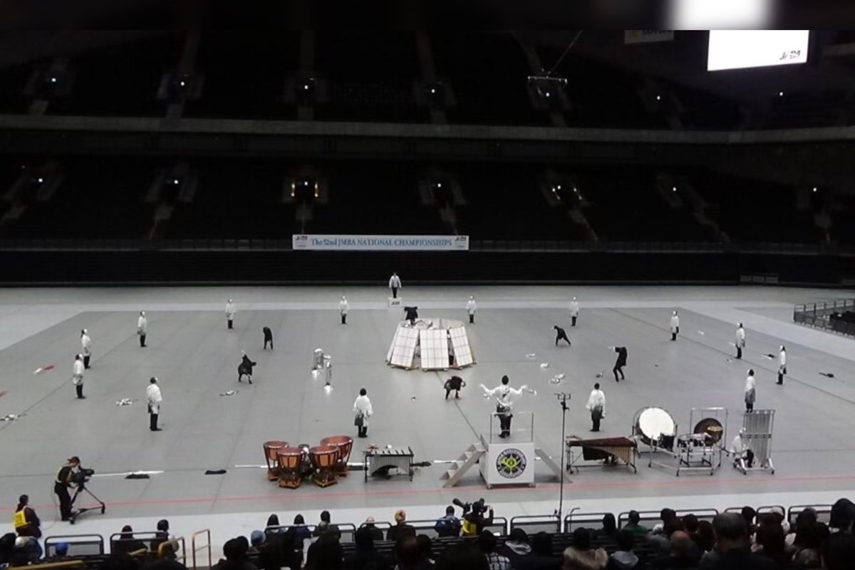 TP_1985's tweet photo. 第52回マーチングバンド全国大会の結果は惜しくも編成別1位を逃してしまいましたが小編成の部において金賞を受賞することができました！✨朝早くの出番にも関わらずたくさんのご声援、誠にありがとうございました‼︎皆さまの声援はフロアまでしっかり届いています😌心より感謝申し上げます🥲✨ https://t.co/beQp2FWuMJ