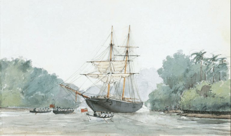 #OnThisDay 1816 boats from HMS BANN captured the Spanish Slaver Rosa at the mouth of the Kerefe River, Sierra Leone freeing 276 slaves.  

Bann was part of the <a href="/RoyalNavy/">Royal Navy</a> West Africa Squadron which during its existence freed over 150,000 African Slaves bound for the Americas.