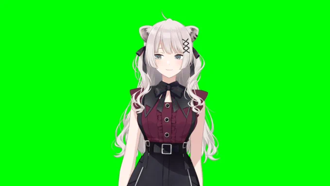 赤黒もまたかわいいんだ。。トマリ先生のカラーセンス本当に天才すぎる #獅白ぼたん新衣装2024 