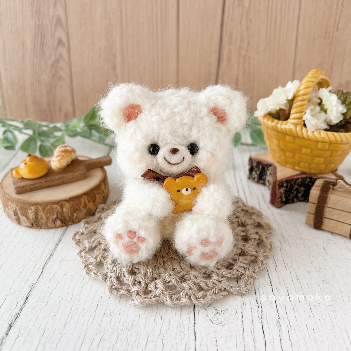 saya08041003's tweet photo. ／
本日21時より
お写真の子たちの販売会を行います🐻‍❄️
＼

ステキなご縁をお待ちしております🤎

〜shopはこちら〜
https://t.co/qLADoaTlH0

#羊毛フェルト https://t.co/VYuVwuWTOX