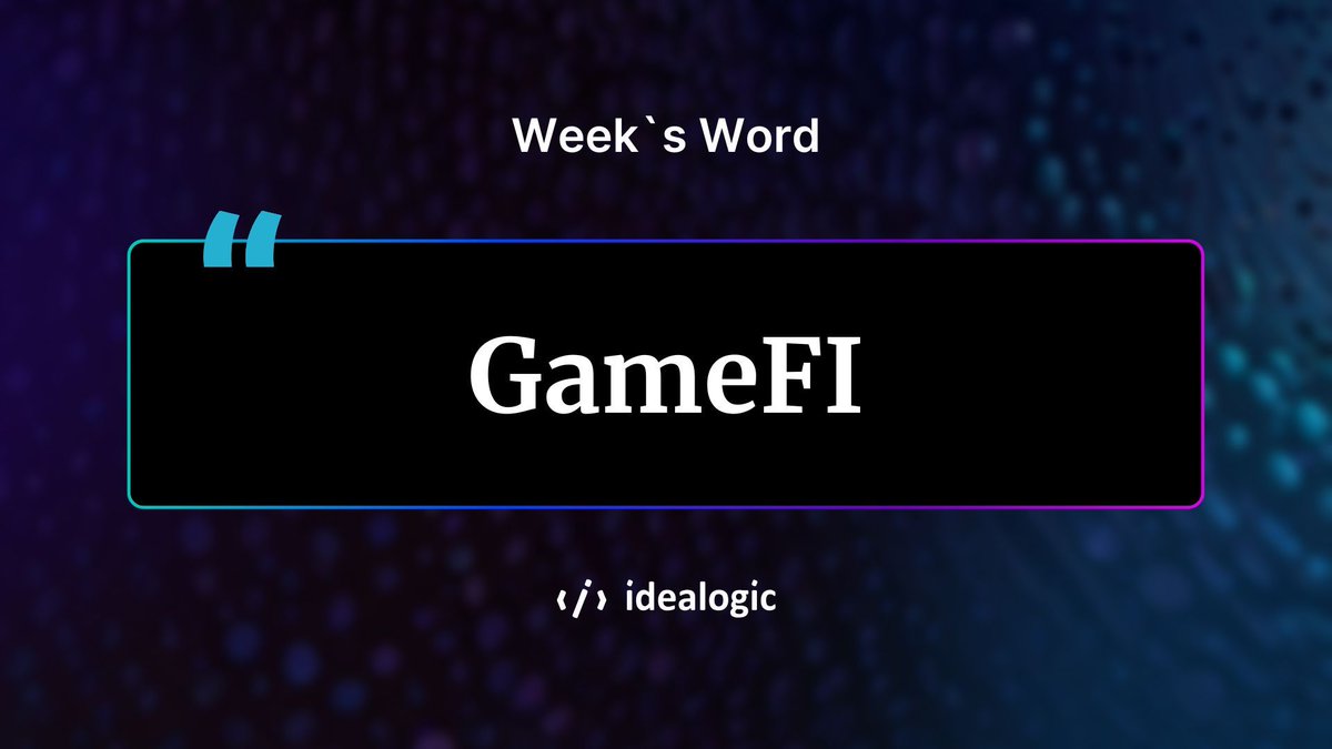 🎮 Week’s Word: GameFi 🎮

GameFi fuses gaming with DeFi, giving players real ownership of assets via NFTs. Earn tokens, trade them, or use them across games—all powered by blockchain! A new era of gaming is here, and we’re excited to explore its potential. 

#GameFi #PlayToEarn
