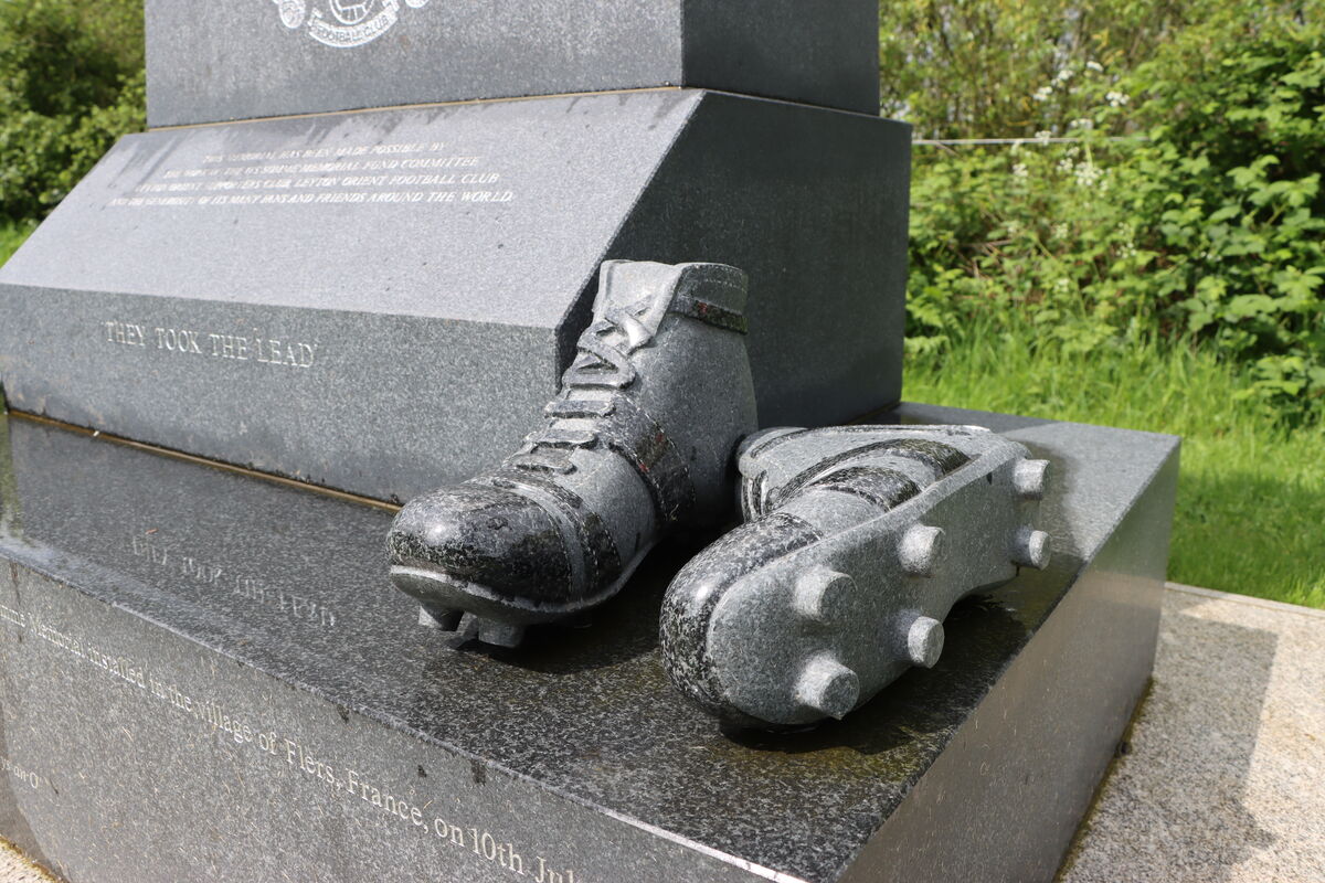 #OnThisDay in 1914, Clapton Orient became the first English Football League club to enlist en masse into the British Army. The 17th Battalion, Middlesex Regiment, later became known as ‘The Footballers’ Battalion'.  [Photo: The O’s Somme Memorial at the Arboretum]