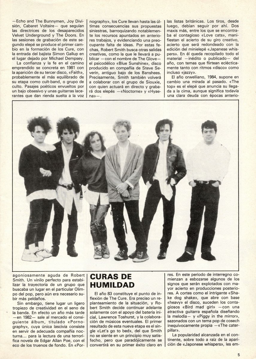 TheCureForever_'s tweet photo. The Cure in Neón (Dec 1987) dives into their evolution, creative shifts, and iconic tracks like Let's Go to Bed and Japanese Whispers. 🎶 A captivating read for fans of their post-punk and pop experiments!
#TheCure #NeonMagazine #PostPunkIcons #80sMusic https://t.co/p8D5ErXtDm