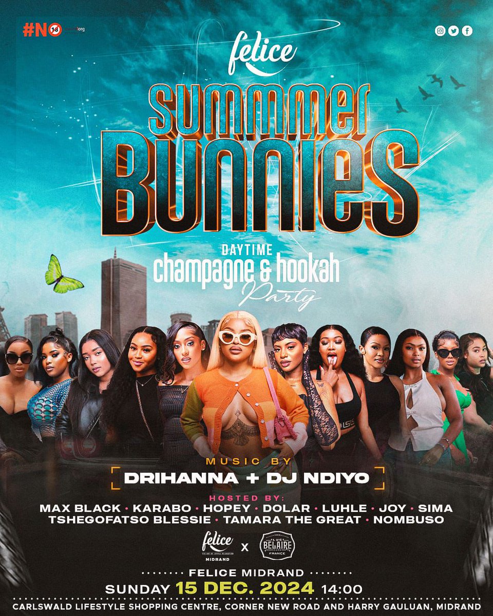 pontsho_mp's tweet photo. Ke Dezembaaaaaa  and vibezzz are always lit. Hareyeng 🥳🥳🥳 #FeliceSummerBunnies
#FeliceMidrand https://t.co/oLnF4xPD9u