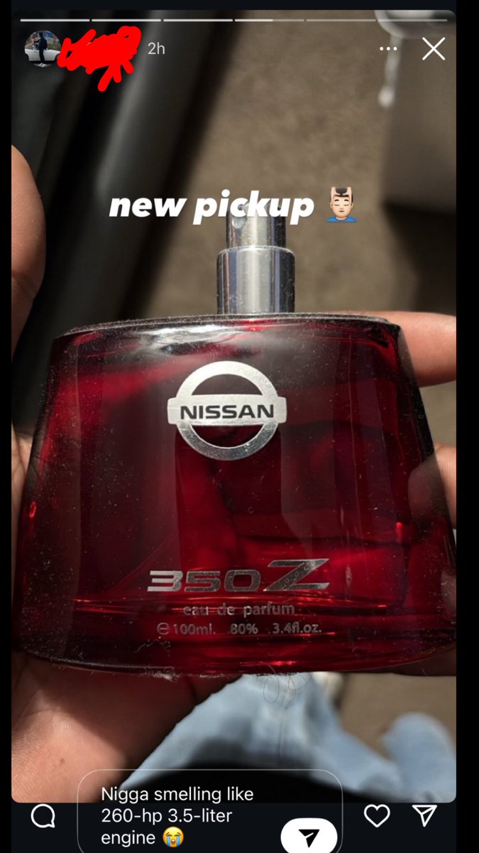 g0ldilock_'s tweet photo. That Vroom Vroom Fragrance 😭💀 https://t.co/1GjSlF7lxB