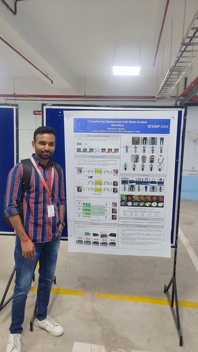 SpectrumLabIISc's tweet photo. Manikanta Bandla presented a part of his Masters thesis work as a single-author paper at ICVGIP 2024. #icvgip #iuprai https://t.co/6A1maVh19U
