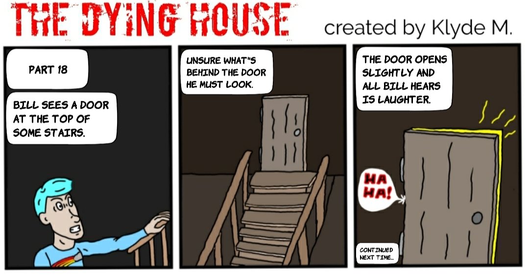 Klyde__M's tweet photo. Part 18 THE DYING HOUSE
#webcomic #webtoon #comicbook #comicstrip #horror #TheDyingHouse #thriller #comic #comics #readthiscomic #comicartist https://t.co/pXG7StVgEo