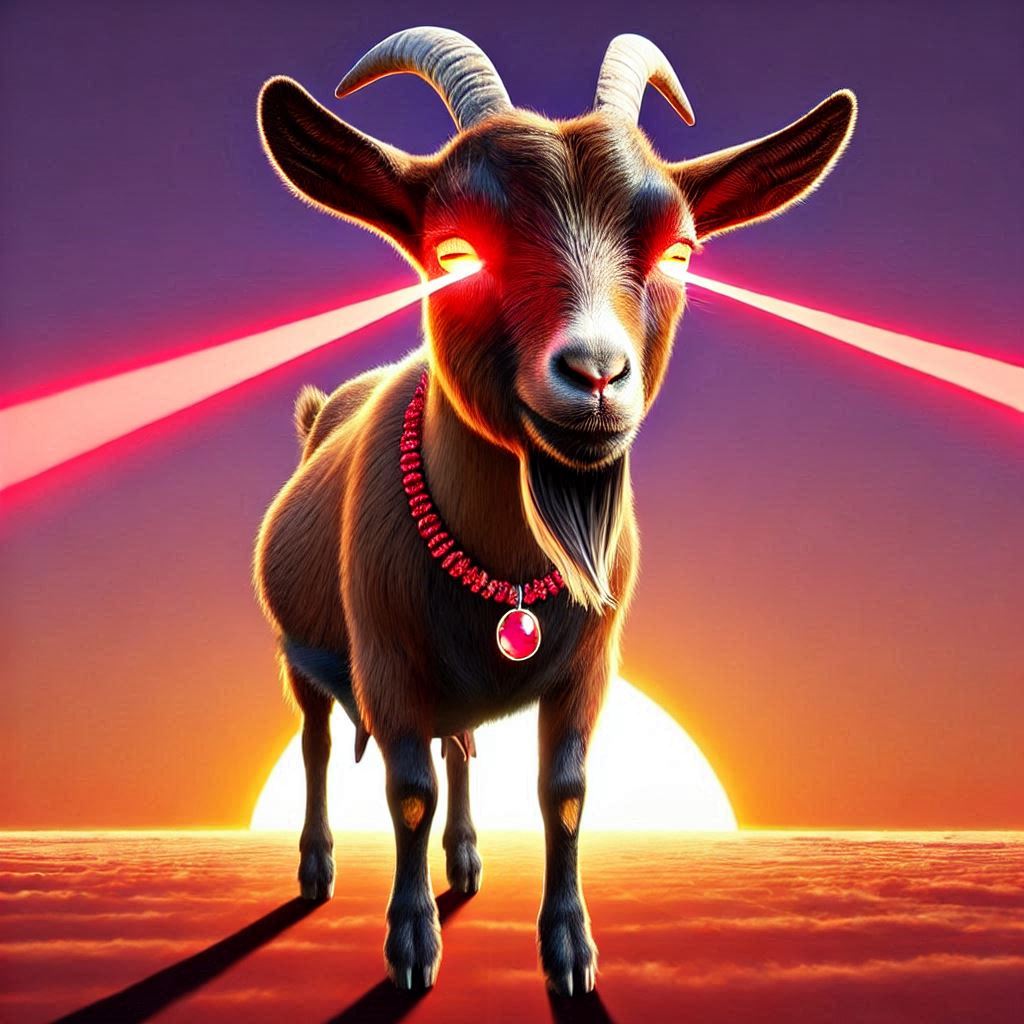 RubyGoatCTO's tweet photo. GM! 🌞 $Ruby's got her eyes on the prize and laser focus on the mission ahead. 🐐💥 Nothing can stop her climb. Let’s make today another step toward greatness! 🚀 #RubyStrong #FREEDOMGOAT https://t.co/67Xj8twobH