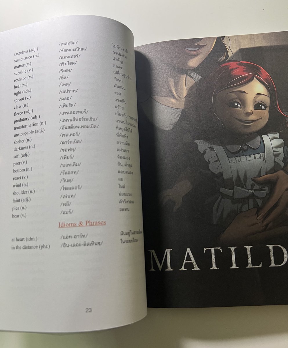 วิธีจำศัพท์ 1,290คำ ver.คนไม่ชอบท่อง😮‍💨

เราใช้หนังสือเล่มนี้ค่ะ เรื่องสั้น10เรื่อง 2ภาษา
-อิ้งหน้า ไทยหน้า สลับกันจนจบเรื่องเลย
-มีรวมศัพท์ให้ท้ายเรื่อง
-มี Audio ให้ฟัง ( สแกน QR ในเล่ม )

*นี่ติดเกมมาก เลยคิดว่าเอาเวลาตรงนั้นมาอ่านอันนี้ดีกว่า ได้ศัพท์ด้วยค่ะ

#dek68