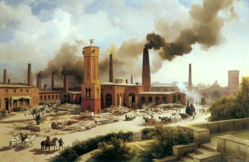 visionocturna_'s tweet photo. "Ironworks Borsig, Berlin" - Karl Eduard Biermann (1847). In collection of the Märkisches Museum @StadtmuseumBLN.
#art #fineart #landscape #cityscape #city #berlin #factory #industrial #iron #ironworks #museum https://t.co/2s1OiQcfey