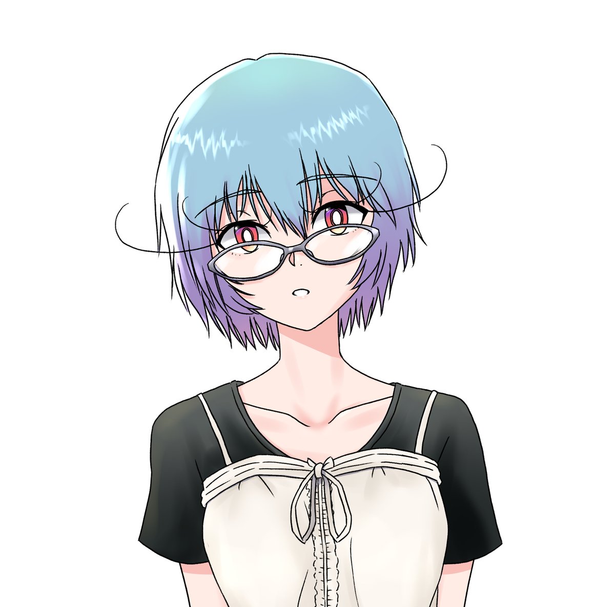 綾波レイ「綾波レイ 」|さしみのイラスト