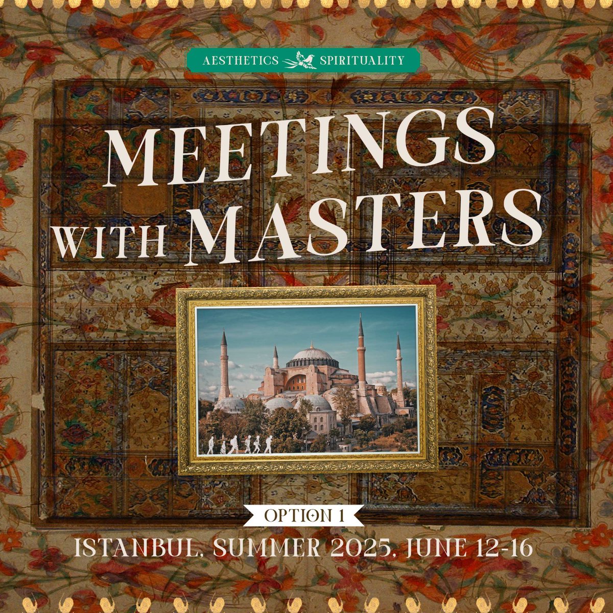 emin_lelic's tweet photo. Meetings with Masters | Summer 2025

Option 1: Istanbul | June 12-16
Option 2: Istanbul - Bursa - Konya | June 12-20

https://t.co/PCqzwv6Eiz

Testimonials: https://t.co/zHY4VPRFmX