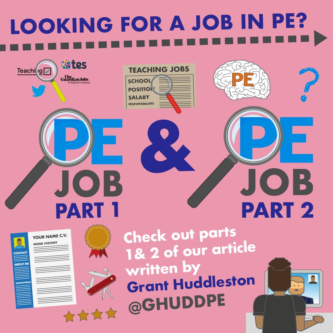 Searching for a new job? Check out Part 1 &amp; Part 2 of our article on Securing your Job in PE by
<a href="/GHuddPE/">Grant - Physical Education</a>

thepeproject.com/#pedPerfect for anyone looking or preparing for an upcoming interview for a PE job. #pejob #physed #NQT #InterviewTips #jobsearching #PhysEd