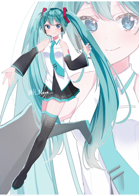 僭越ながら我らがミクさんでお邪魔させていただきました〜〜全体絵もとっても素敵なので舐め回すように見てください#プロセカ全員集合イラスト企画02 