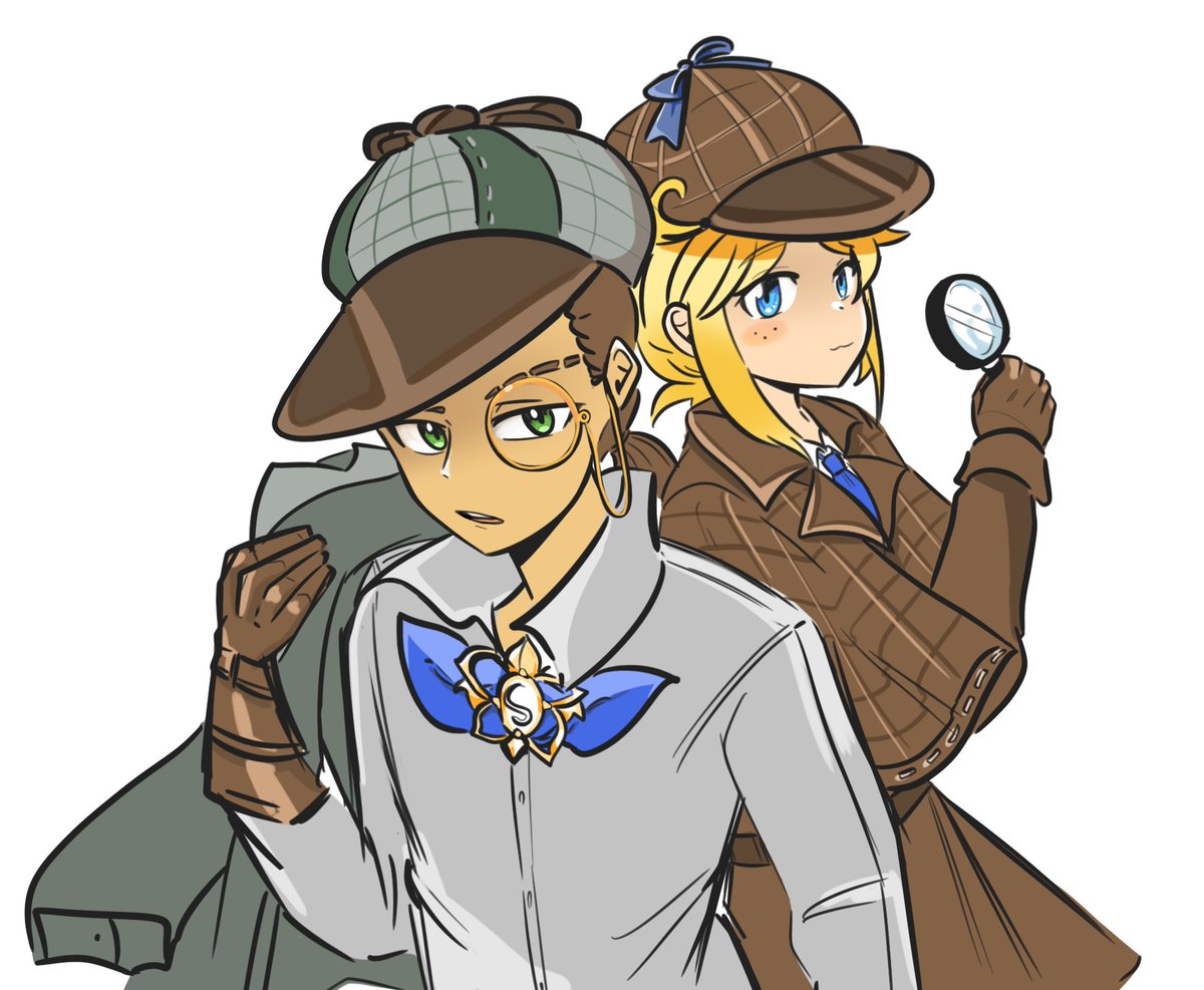6Potado's tweet photo. #第五人格 #IdentityV 推理先生X真相小姐🔍 https://t.co/LyO0fZXKV0
