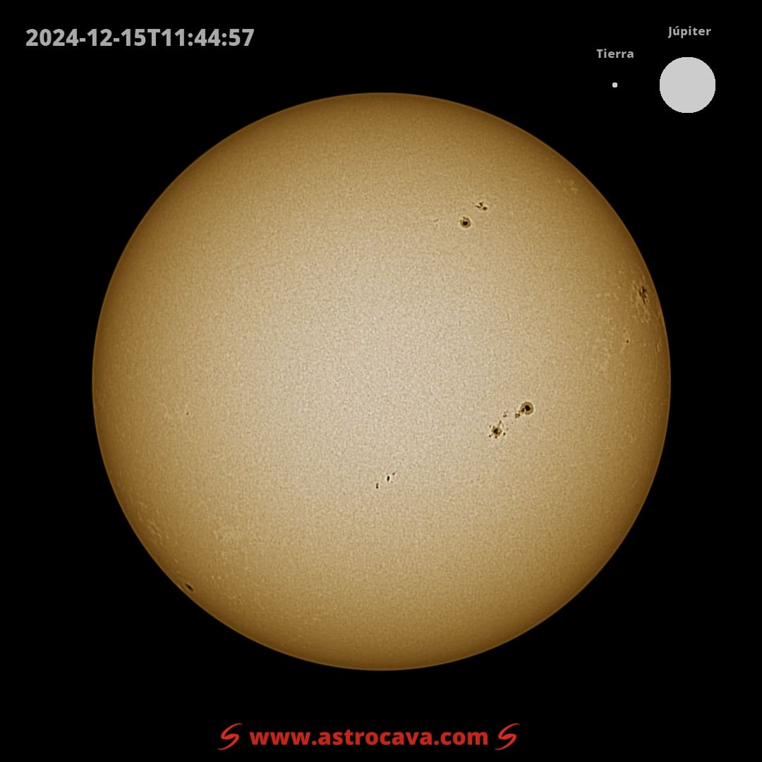 astrocava's tweet photo. El #Sol hoy. Con el #SeestarS50. #cielosEsa. https://t.co/AFeuM0zaZy
