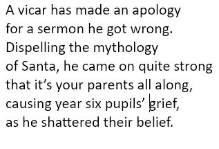 AnnaQuarendon's tweet photo. #Quangleverse #poetry #words #writing #Christmas #Santa #vicar https://t.co/P4jMq9KL85
