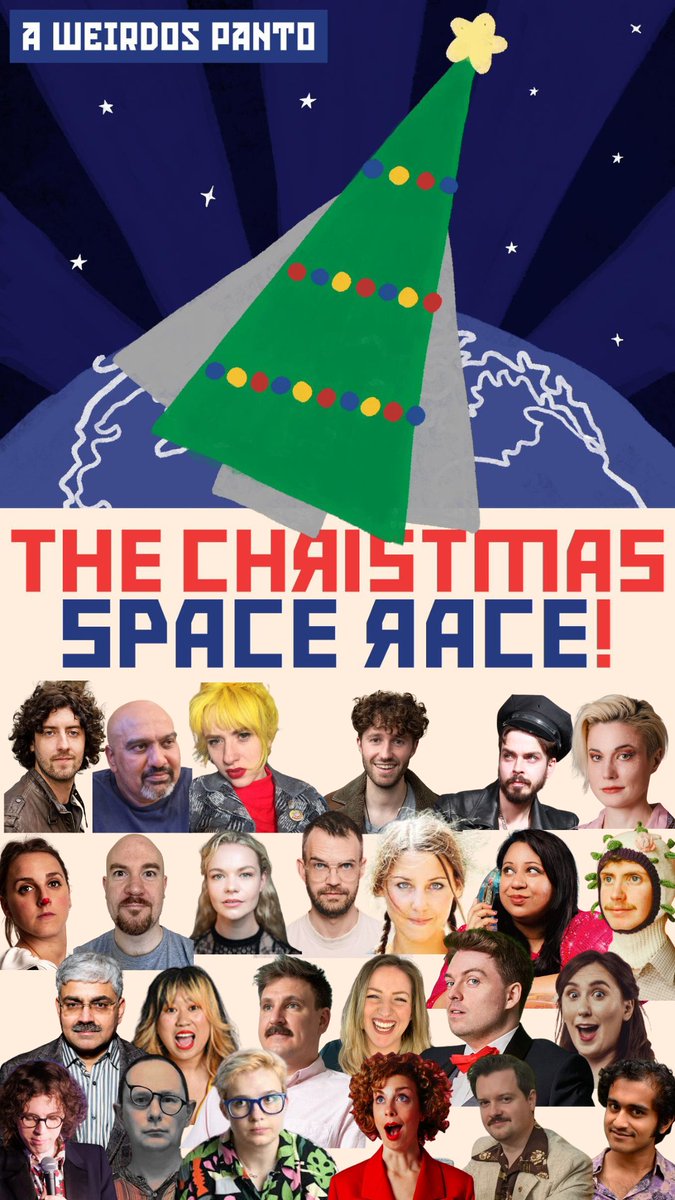 Weirdos Comedy (@weirdoscomedy) on Twitter photo Discover the Weirdos Panto, everything you love about a normal panto but a bit weirder.
A giant cast of comics in Weirdos Comedy and the Christmas Space Race 🚀
This Friday at <a href="/bloomstheatre/">Bloomsbury Theatre</a> for one night only raising money for <a href="/GOSHCharity/">Great Ormond Street Hospital Charity</a>
🎫 Book now:
ucl.ac.uk/event-ticketin… Discover the Weirdos Panto, everything you love about a normal panto but a bit weirder.
A giant cast of comics in Weirdos Comedy and the Christmas Space Race 🚀
This Friday at <a href="/bloomstheatre/">Bloomsbury Theatre</a> for one night only raising money for <a href="/GOSHCharity/">Great Ormond Street Hospital Charity</a>
🎫 Book now:
ucl.ac.uk/event-ticketin…